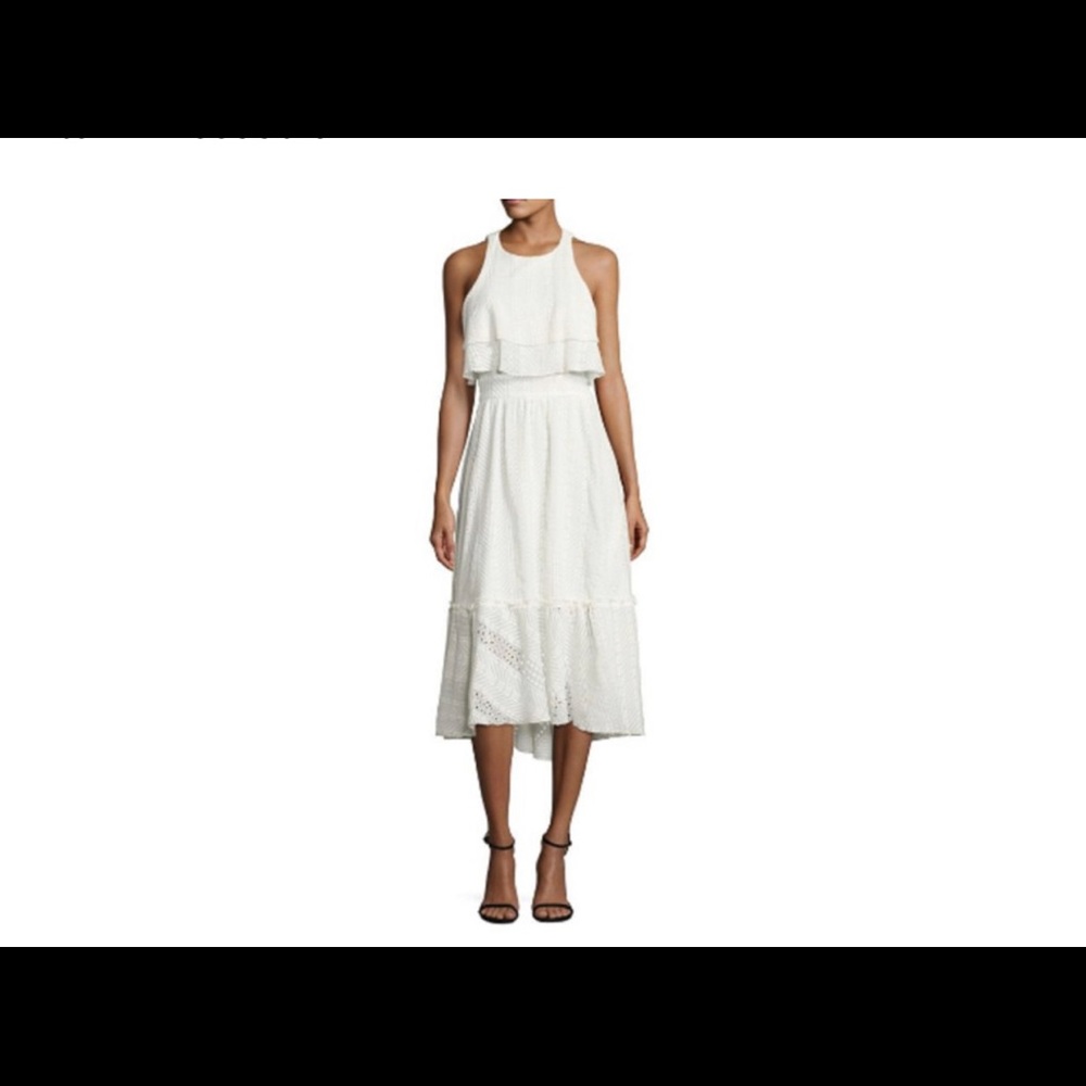 PROSE & POETRY
White M Kaleigh Eyelet Cutout Cotton Natura Casual Dress NWT
